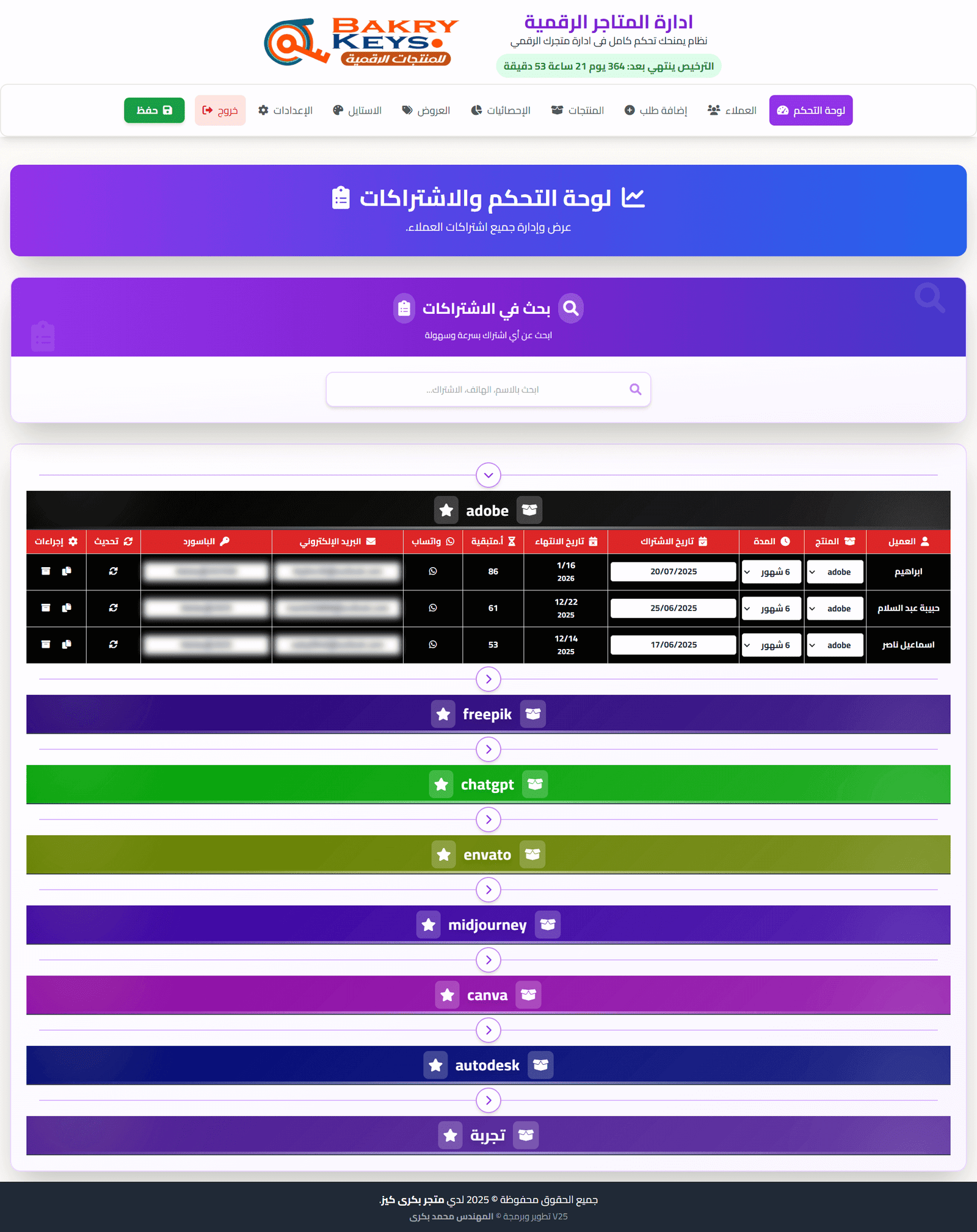 نظام إدارة عملاء المتاجر الرقمية